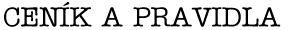 Cen�k a Pravidla zn�mkov� re�er�e